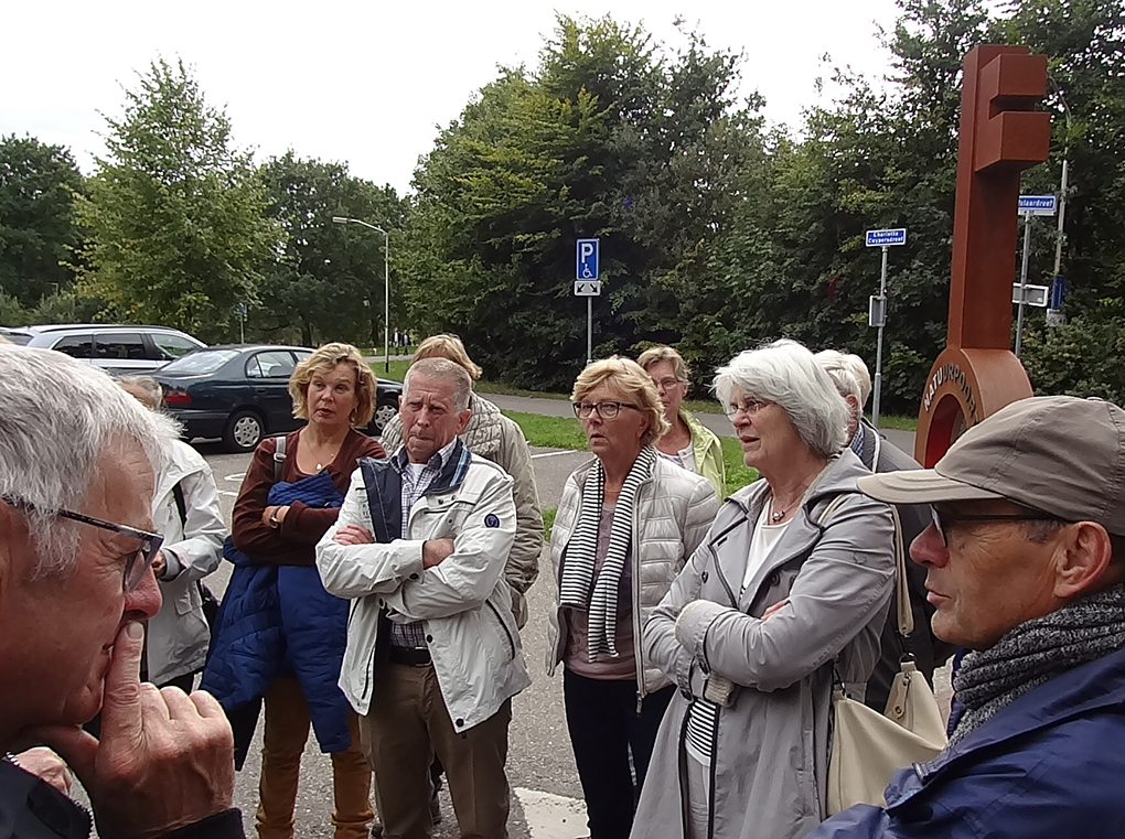  Uistapje 2017, rondleiding in de natuur en uitleg van de natuur. 